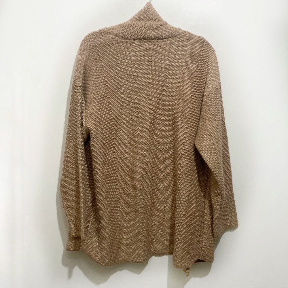 Z Supply Molly Boucle Open Front Long Sweater Size Small New Tan Brown - Picture 3 of 11